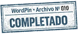 Archivo 010 de Wordpin marcado como completado