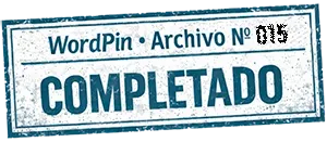 Archivo de WordPin 015 marcado como completado