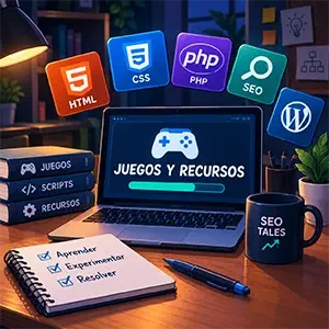 Recursos de SEO Tales con juegos, scripts y herramientas para SEO y WordPress