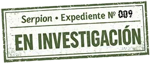Sello que representa el expediente 009 de Serpion en investigación