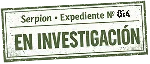 Sello que marca el expediente 014 en investigación
