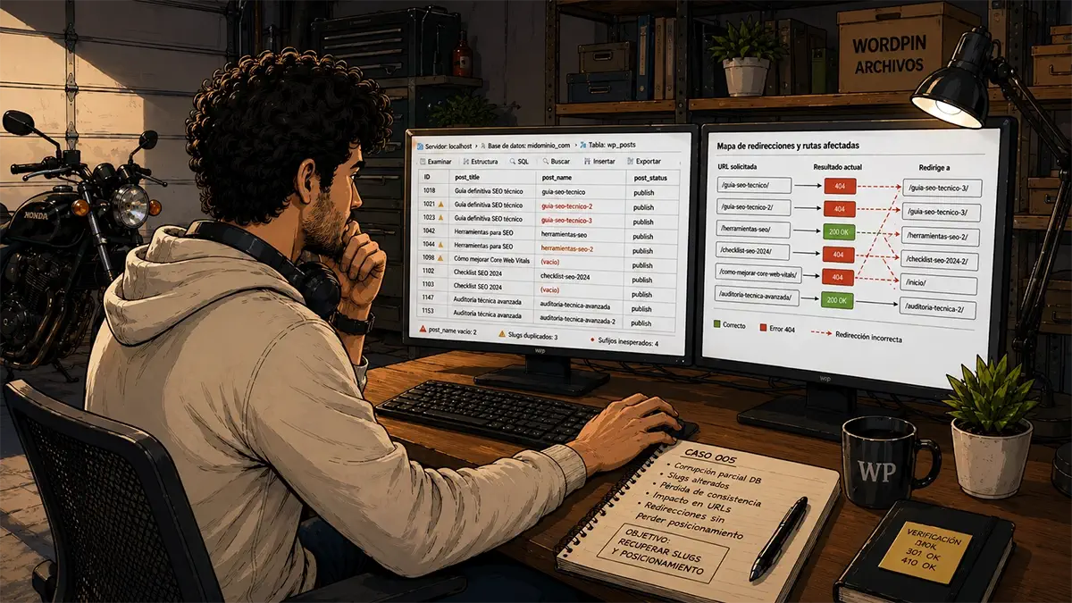 WordPin frente dos pantallas, revisando la configuración de los widgets
