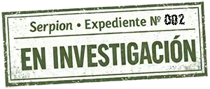 Sello de en investigación, expediente Nº 002 de Serpion